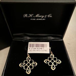 R. H. Macy & Co. Fine Jewelry 14K Gold Dangle Earrings